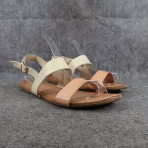 Old Navy Shoes Womens 8 Sandals Casual Flat Slingback Buckle Strap Fashion Tan